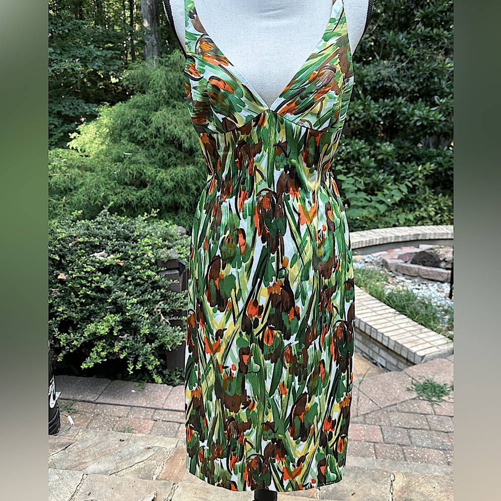 Milly- Abstract Floral Dress